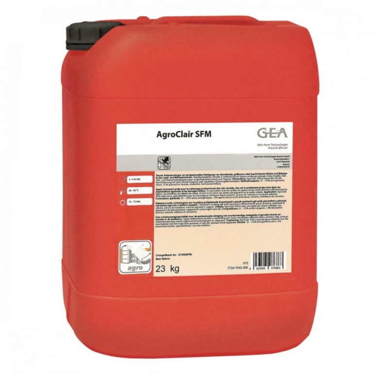 AGROCLAIR SFM AgroClair SFM - spumă acidă pentru curăţarea suprafeţelor